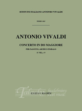CONCERTO IN DO MAGGIORE F. VIII NO. 9